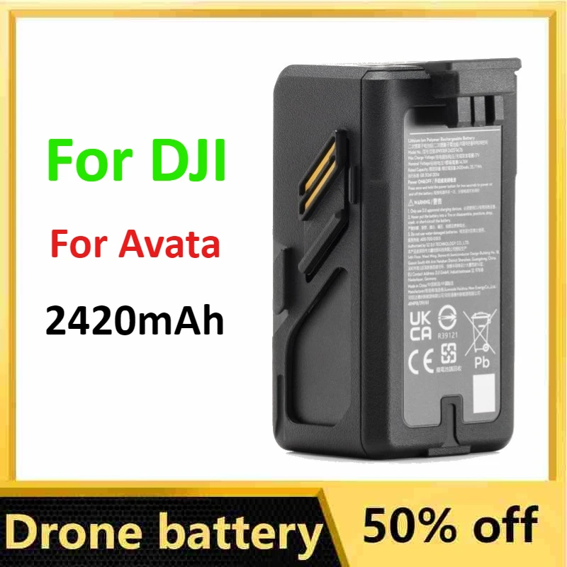 

Drone Battery for DJI Avata Drone Intelligent Flight Battery 2420mAh Aircraft Rechargeable Battery