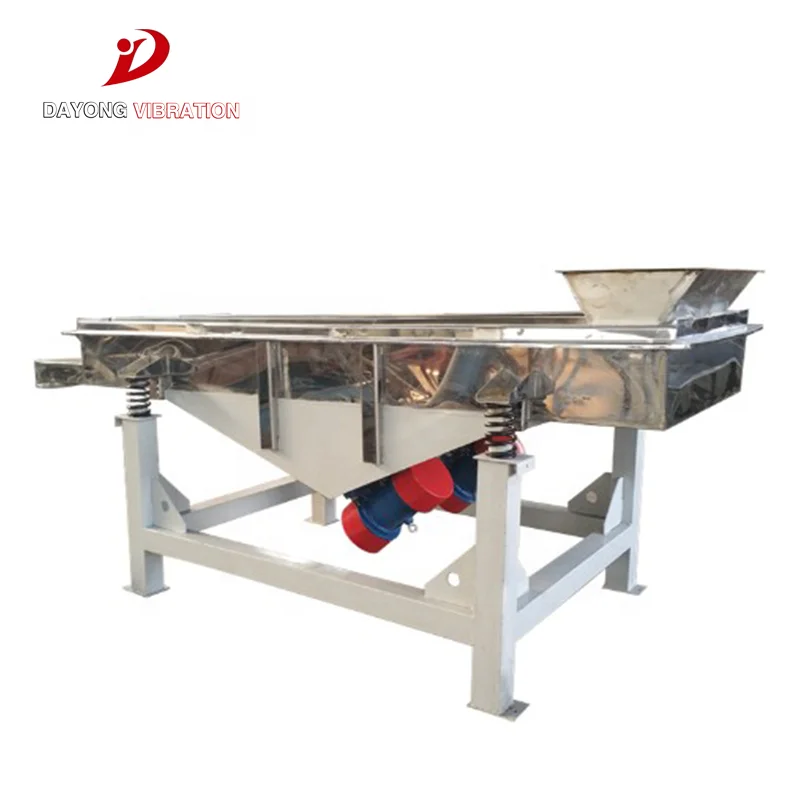 Сито/сепаратор линейной вибрации с вибрационным двигателем ITALVIBRAS