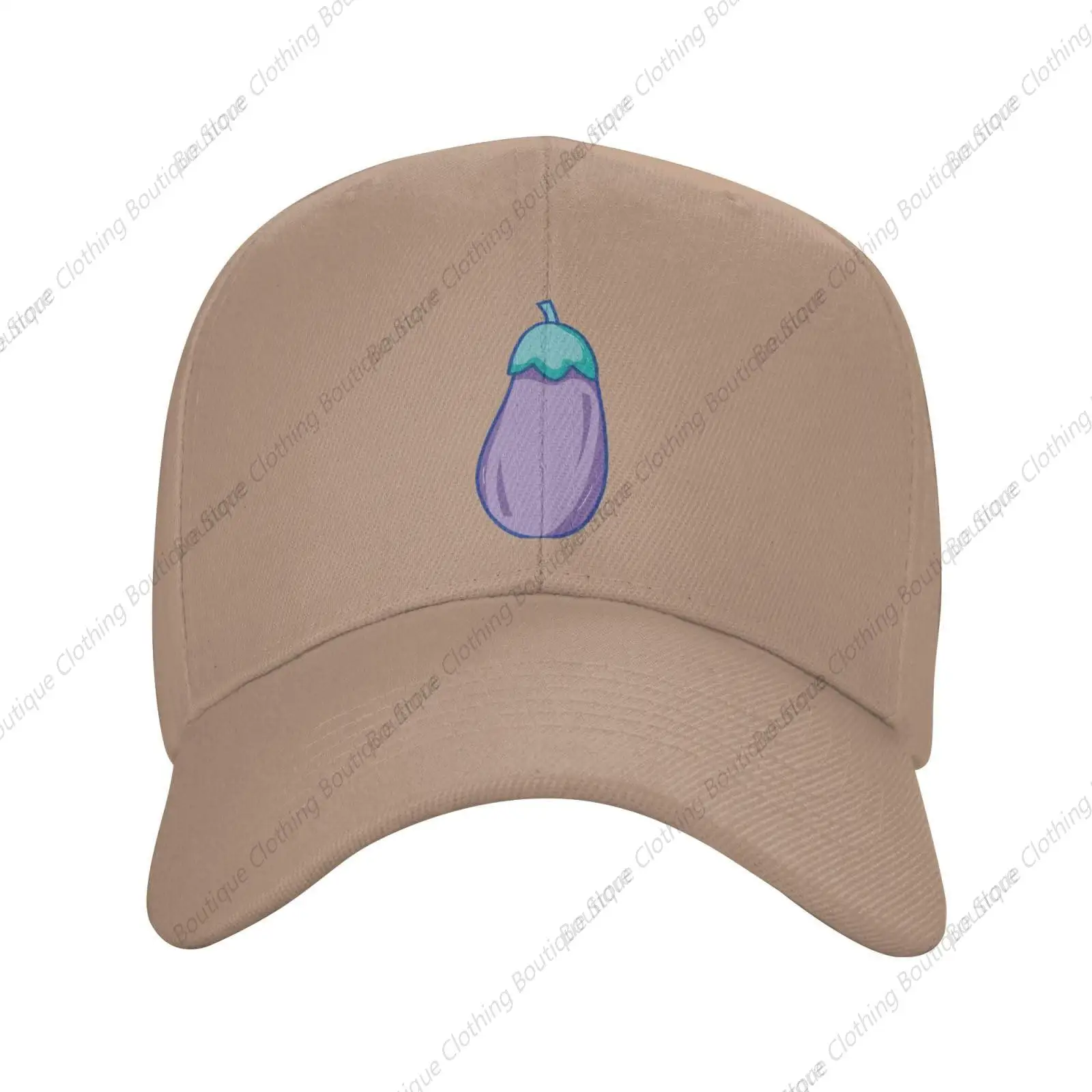 Eggplant Organic Vegetables Baseball Cap for Men Women Classic Adjustable Golf Dad Hat Natural