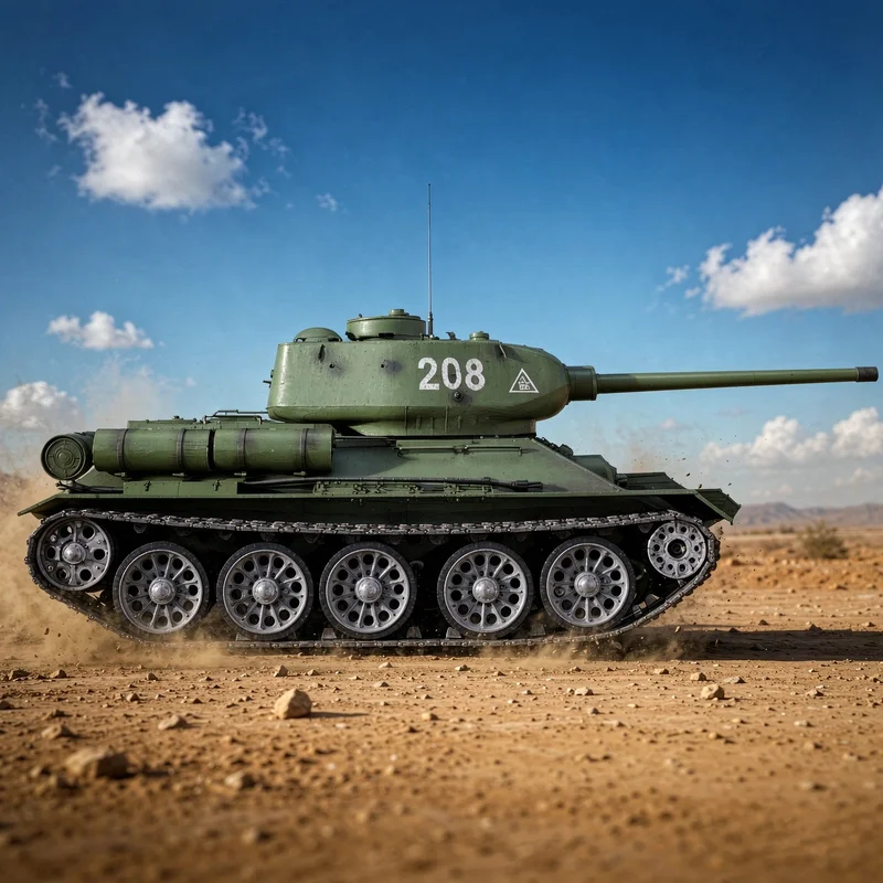 Hot Henglong 1/16 Remote Control Metal Crawler Soviet T34-85 3909-1 Tank 2.4G 7.0 Version Infrared Battle Electric RC Model Toy