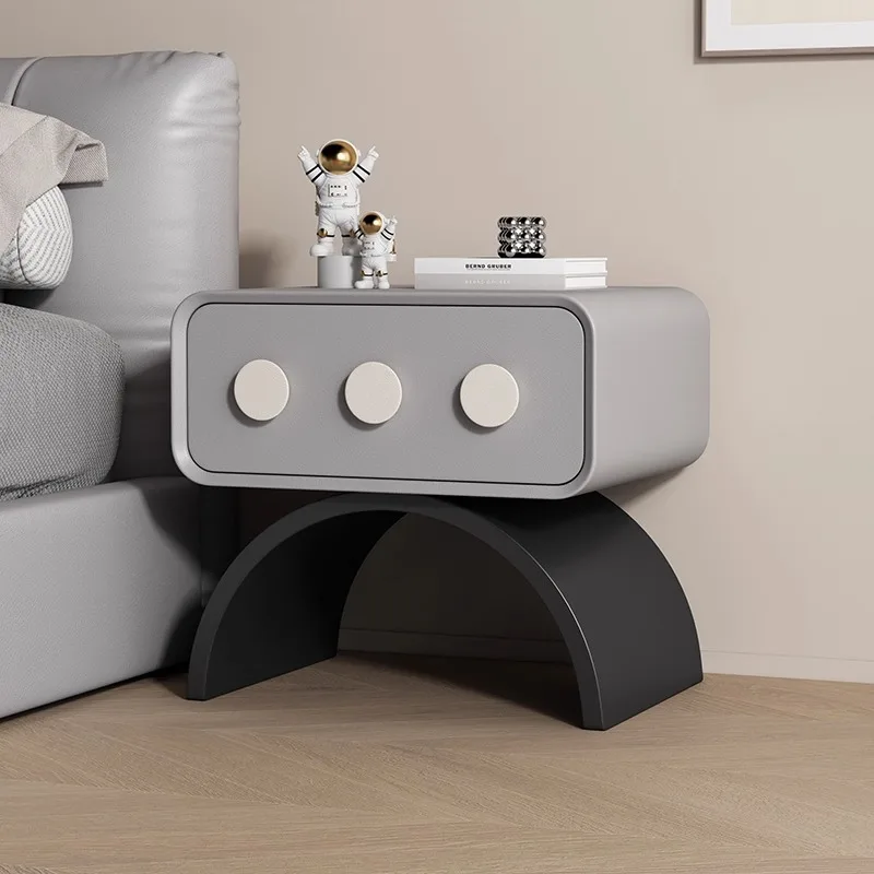 منضدة سوداء مخفية عالمية طبيعة فيكتورية حديثة آمنة للكبار منضدة درج تخزين ميسا دي كابيسيرا حامل ليلي #3