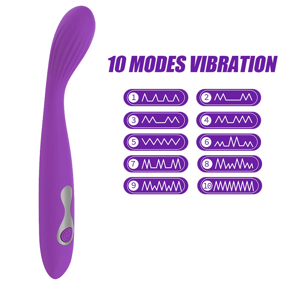 18cm Stick Vibrators For Women Clitoris Nipple Stimulator Vaginal Anal Plug Slim Dildo Female Masturbator Sex Toys Adults Erotic