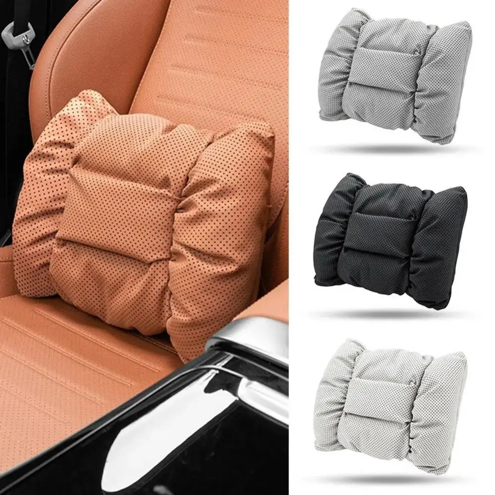 1set（2pcs） Elastic Filling Car Neck Pillow Soft Premium Material Lightweight Design Lumbar Support Cushion Easy Install Remove