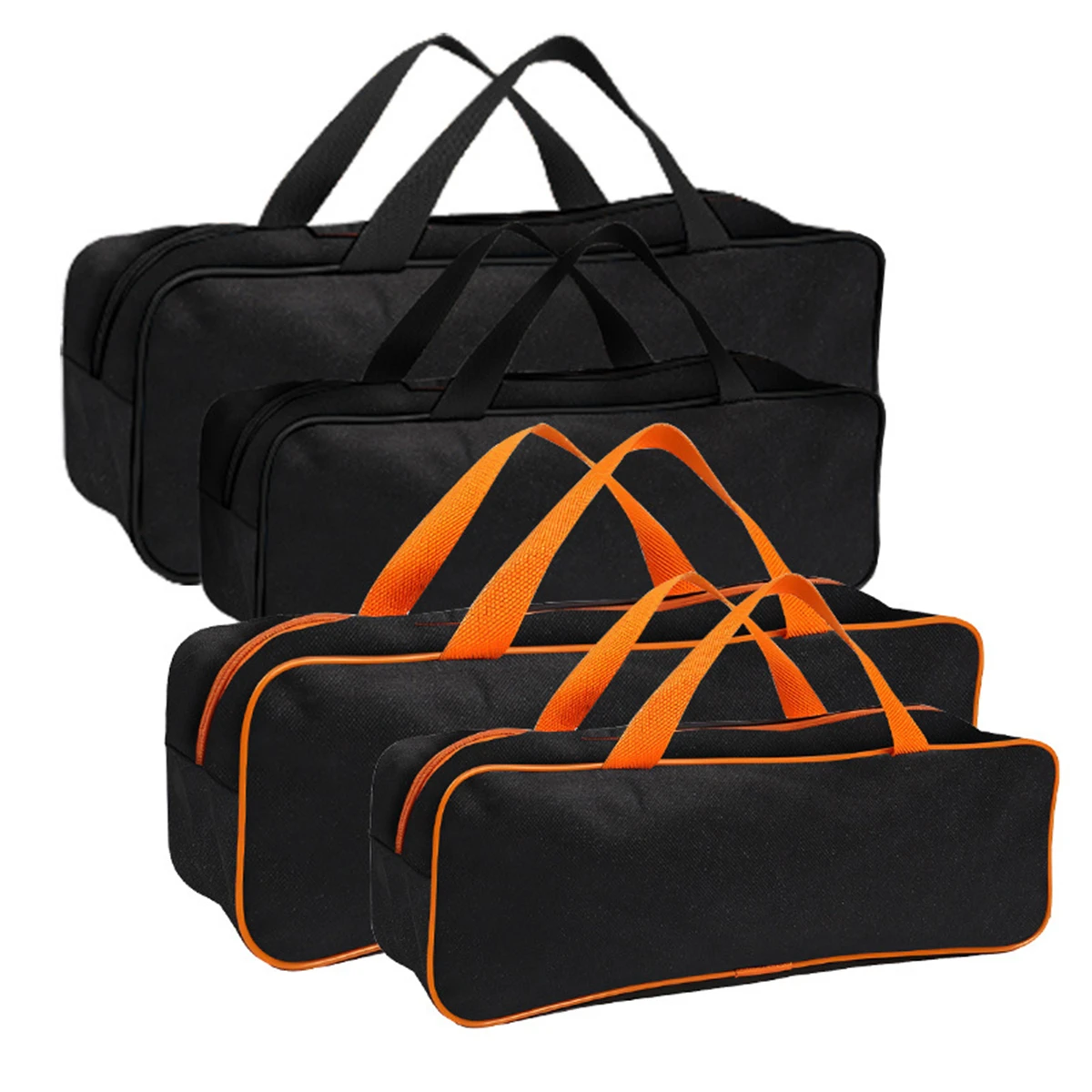 4Pcs BBQ Grill Tool Storage Bags with Waterproof 600D Oxford Cloth for Outdoor Use and Secure Tool Arrangement