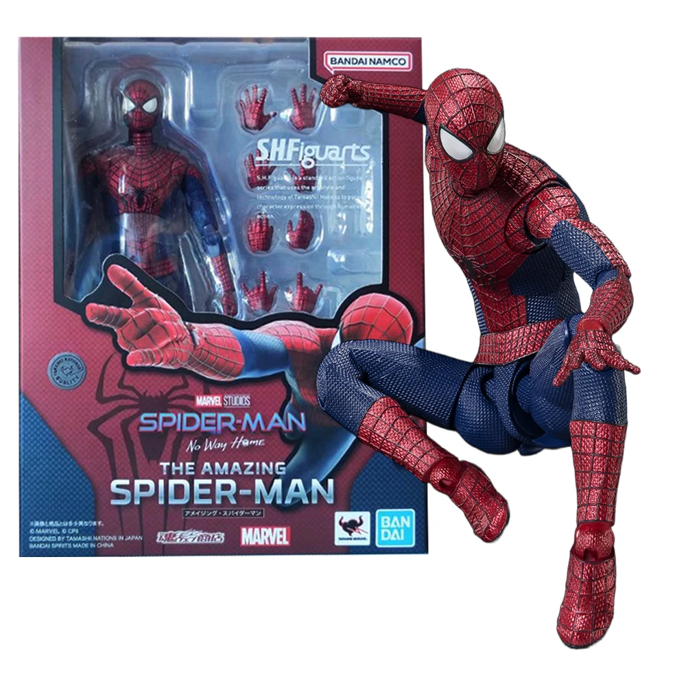 بانداي أنيمي الرجل العنكبوت 2 بيتر باركر الشكل S.H.Figuarts الرجل العنكبوت المذهل (بانداي الأرواح) نسخة متحركة بدون