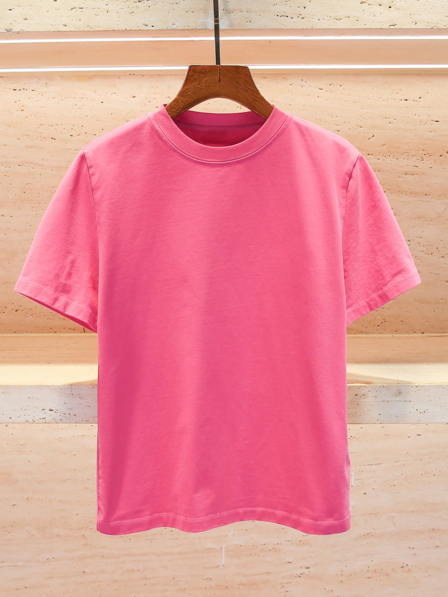 

Sweet Wing Rhinestone T-Shirt Casual Versatile Spring Summer Women's Top Skin-friendly Breathable Loose Fit round Neck Short ...