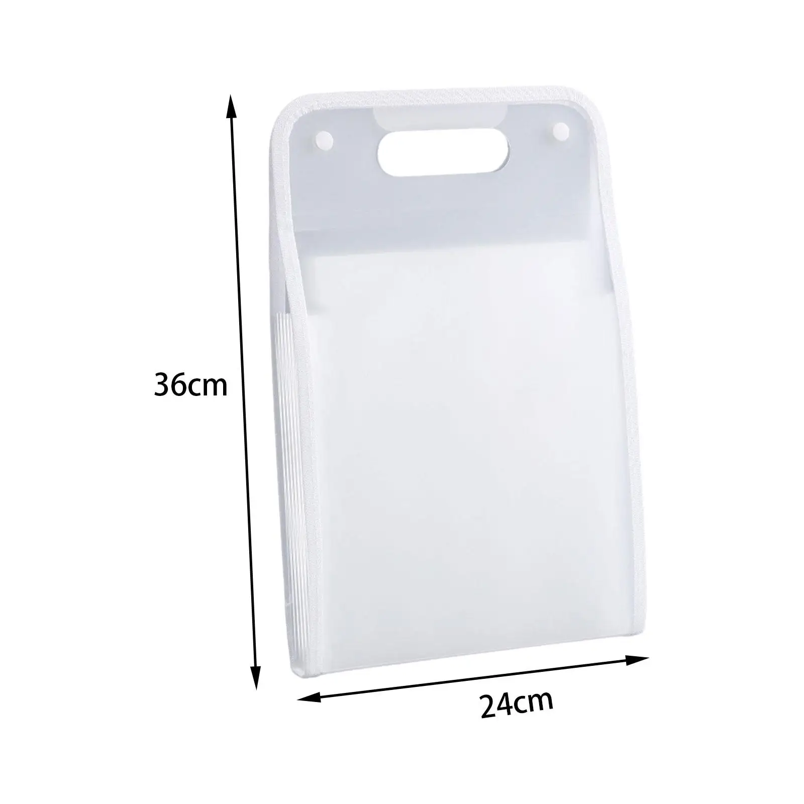 Vertical Accordion File Folder 14.2x9.4inch Multifunctional Paper Organizer