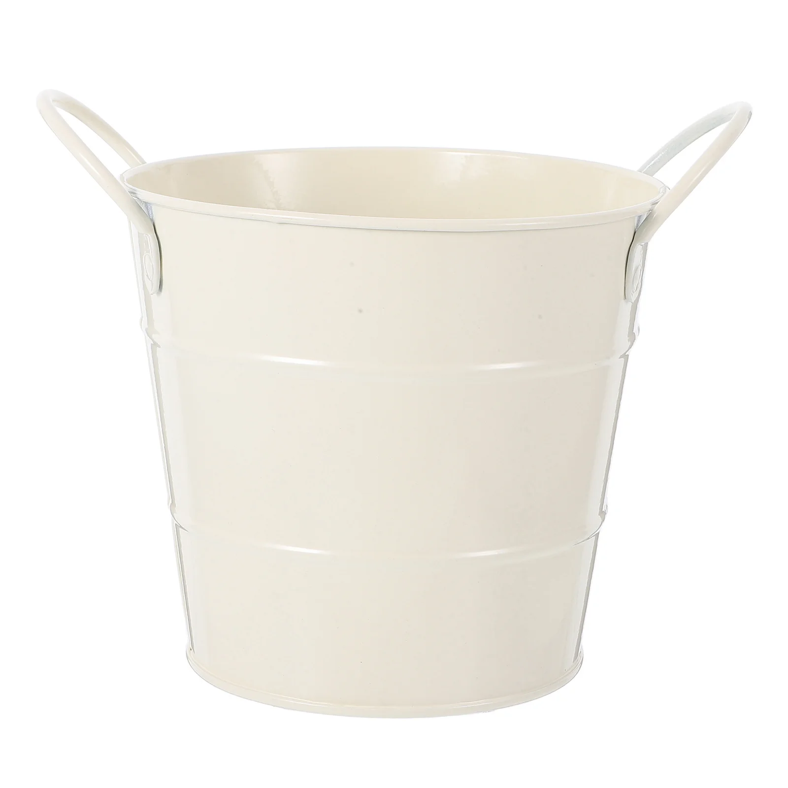 سطح المكتب تخزين دلو صغير المجلفن سلة المهملات المعدنية لمكتب المنزل المدرسة متعددة الأغراض المنظم سلة المهملات اناء للزهور القلم