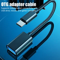 OTG Cable TYPE-C To USB Female Adapter Cable For Macbook Huawei P50 Xiaomi Realme POCO  USB Adapter Cable Type C