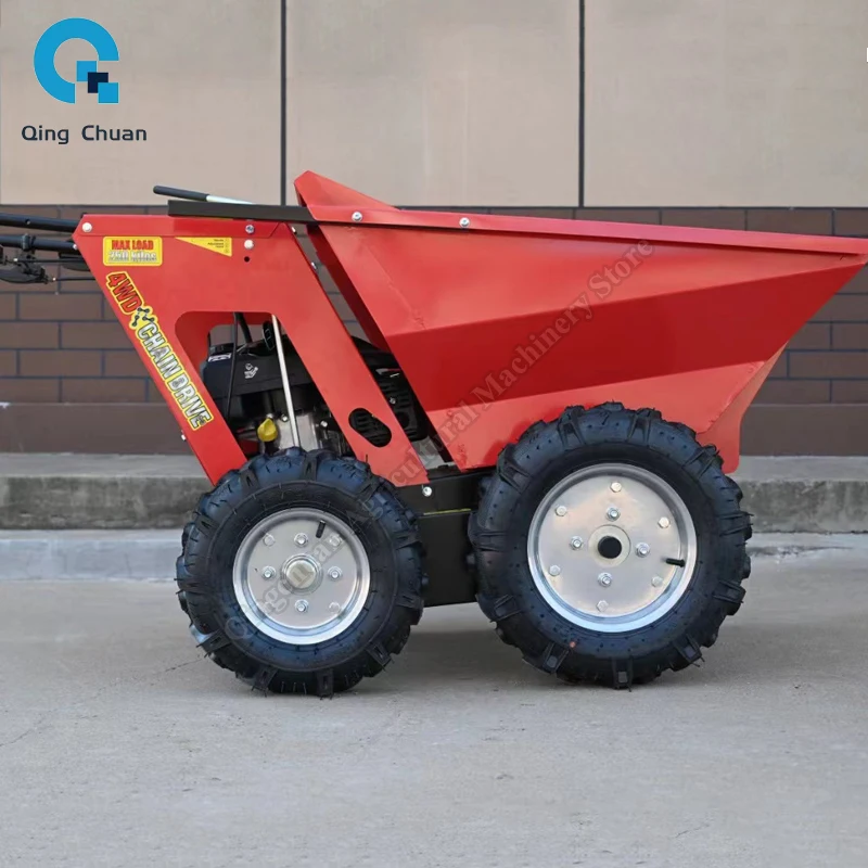 Handcart Dump Truck Hand-held Lifting Small Unloading Handling Vehicle Translation Bucket Dump Truck