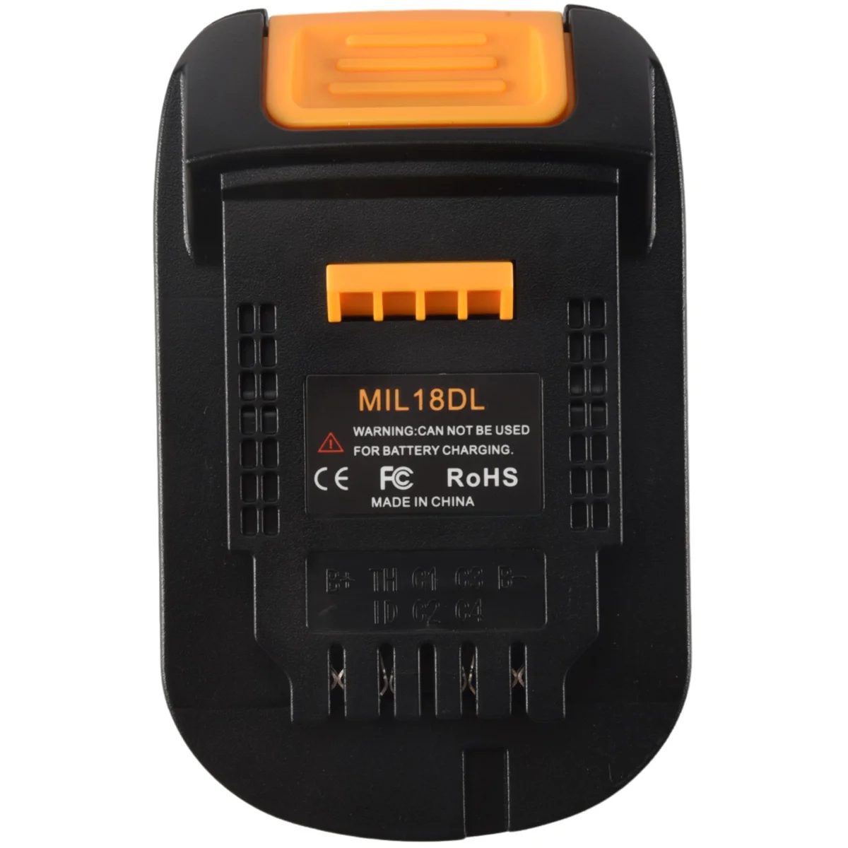 ABBO-MIL18DL Battery Converter Adapter for M18 Series Convert To 20V Battery Use for Dewalt 18/20 Volt Power Tool