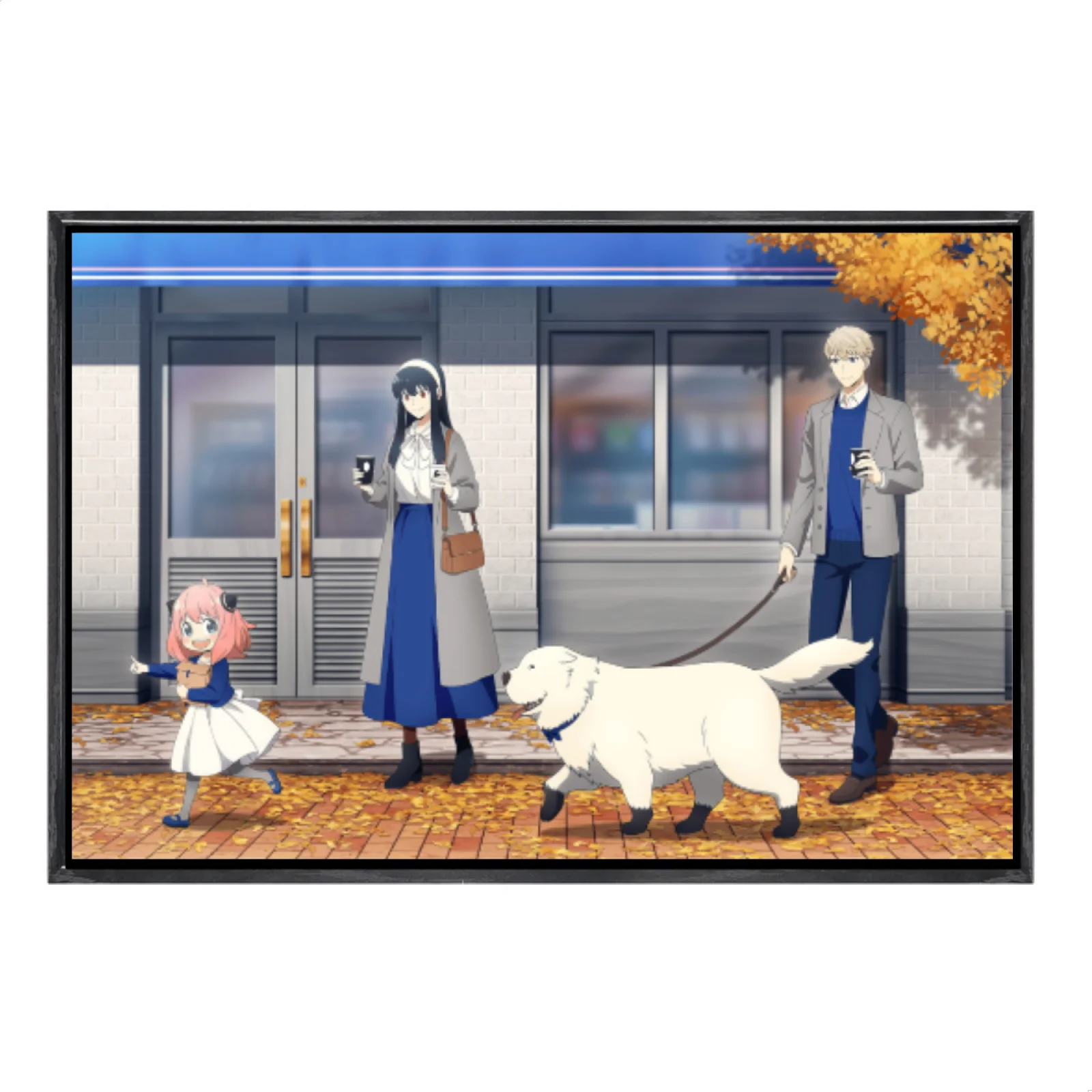 

Japanese Manga Multi-Size Canvas Poster Double Framed Wall Art,Spyxfamily Home Decor for Living Room Bedroom