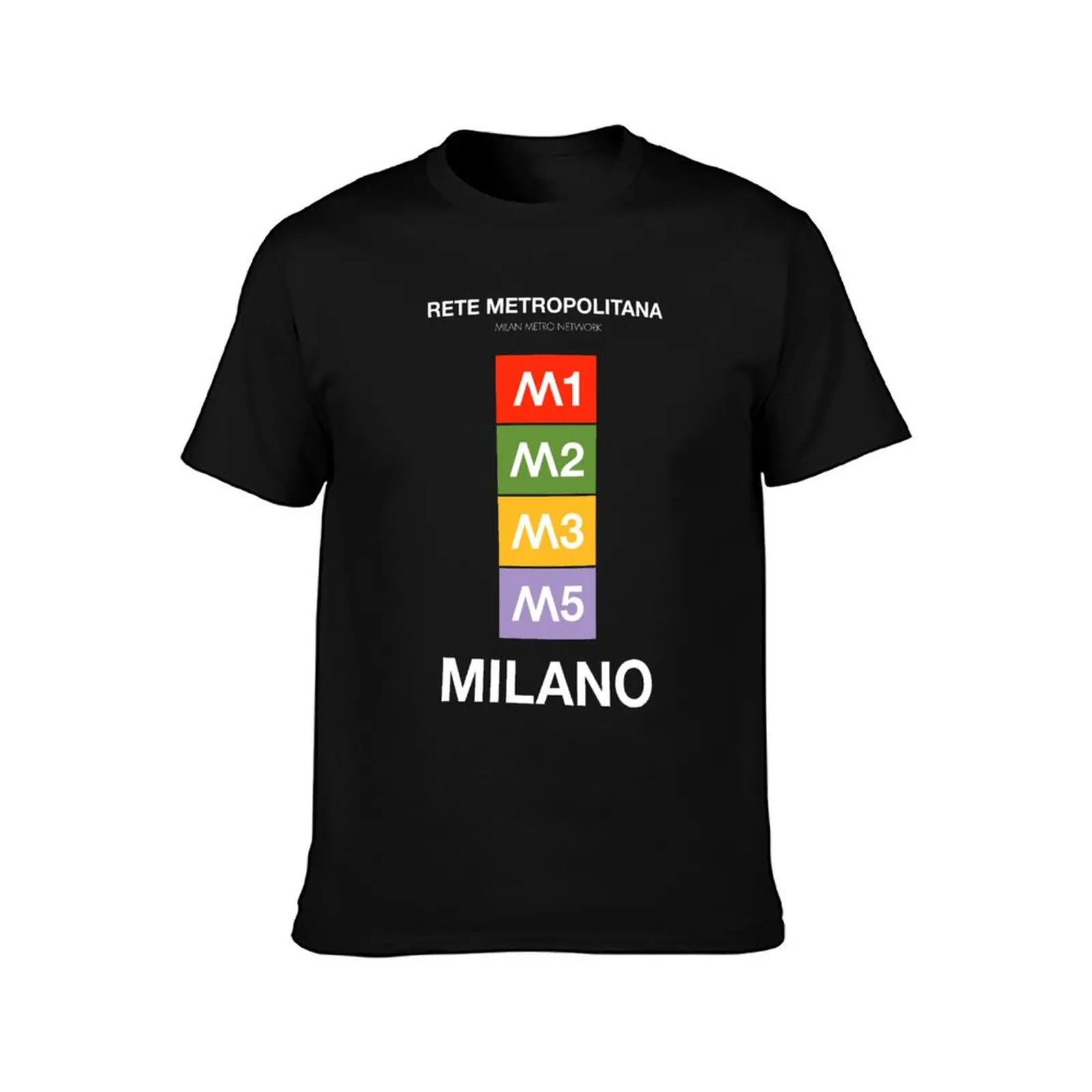 Milan metro map, Bob Noorda, Massimo Vignelli, subway alphabet map T-Shirt Aesthetic clothing sports fans mens designer t shirt