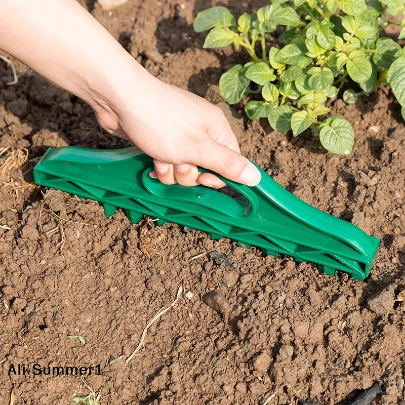 【E】Seeds Spreader Seed In Gardening Manual Soil Portable Seeds Spacer Soil Puncher For Planting Seeds Soil Loosening