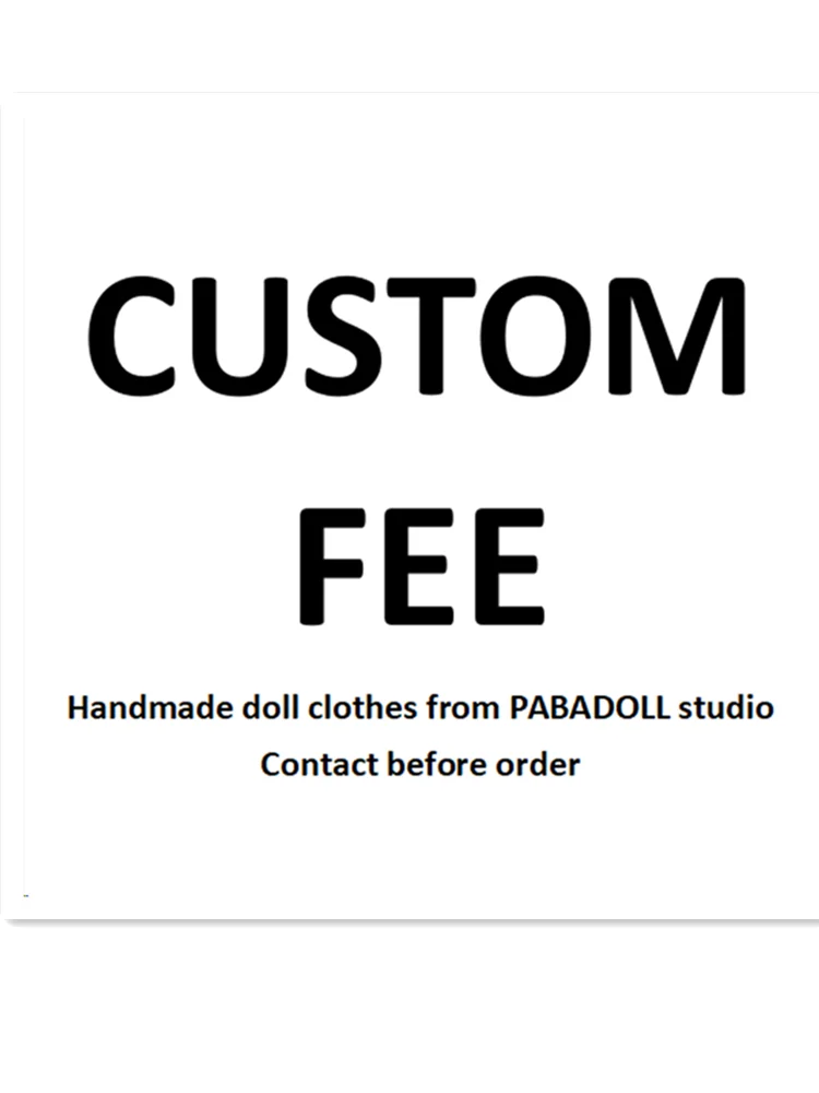 Custom fee fo Special Doll Clothes 1/6 1/4 1/3 Uncle ID75
