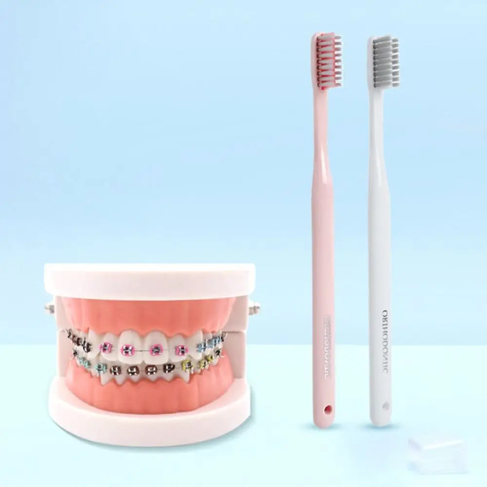 Cepillo de dientes interdental en forma de U, limpiador de salud bucal, ortodoncia