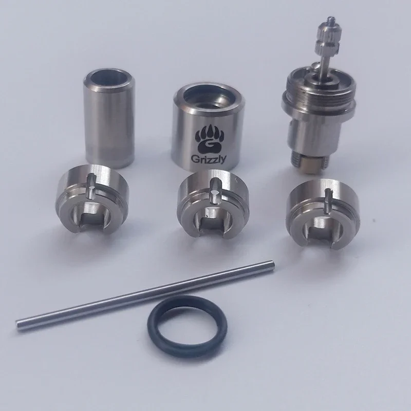 

BB Mod Billet Box Grizzly Style Rebuildable RBA Bridge Boro Tank Atomizer with 1.1mm/1.4mm/1.9mm AFCS for Billet DNA 60W 70W