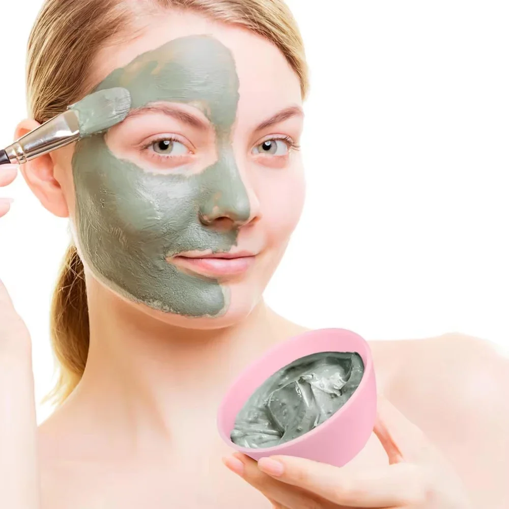 15 قطعة مجموعة العناية بالبشرة الوجه Facemask خلط السلطانية أدوات سيليكون لتقوم بها بنفسك الطين الطين قناع الوجه مع يشكلون فرش الإسفنج أدوات التجميل #5