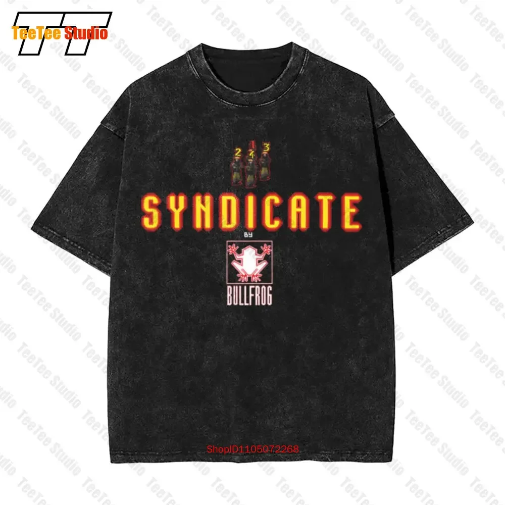Syndicate Strategy Video Game Amiga C64 Retro Vintage Oversized T-Shirt DHX1