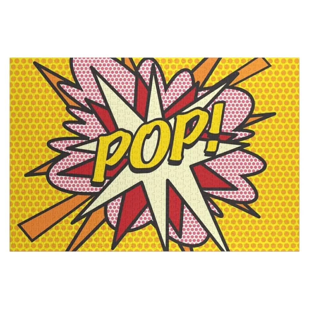 

POP Comic Book Pop Art Cool Retro Trendy Jigsaw Puzzle Picture Personalized Gift Ideas Toys For Children With Photo Puzzle