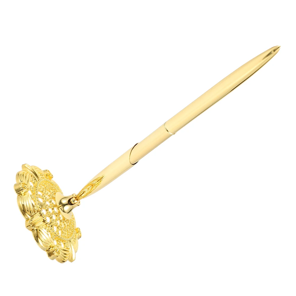 

Signature Pen Elegant Ballpoint Pens for Guest Book Hotel Desk Writing Luxury Multifunction Office Business Accessory