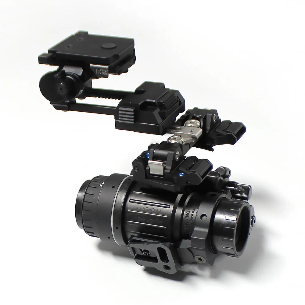 L4G24 + RQE KVC Universal Dual Bridges NVG Mount / K-clip Adapter OSS Obverse Shoe Set Fit PVS14 Night Vision Dovetail Mount