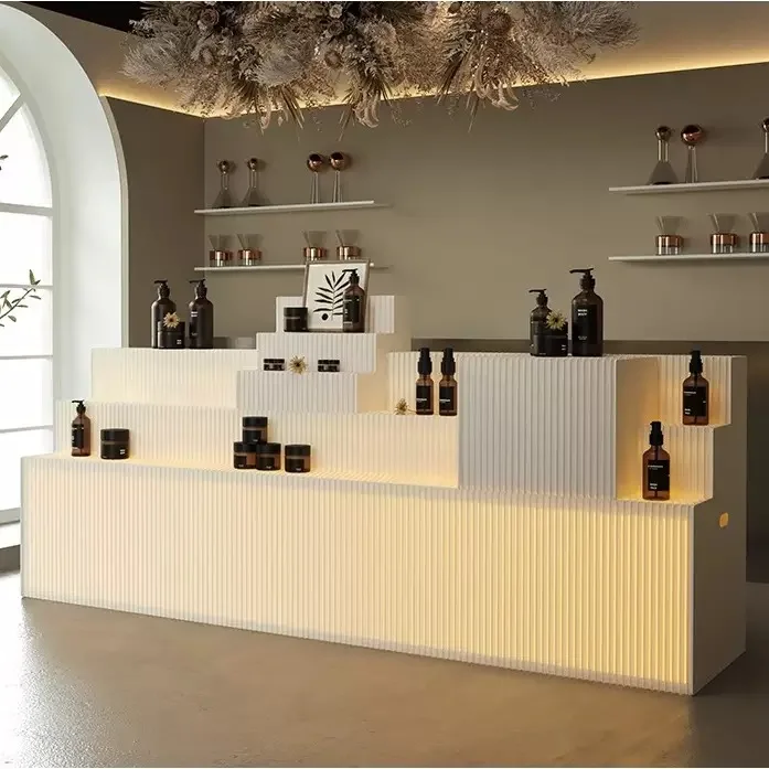 Luxury Modular Honeycomb Kraft Display Shelf Art Deco Wall Partition For Boutique Stores Wedding Commercial Space Storage