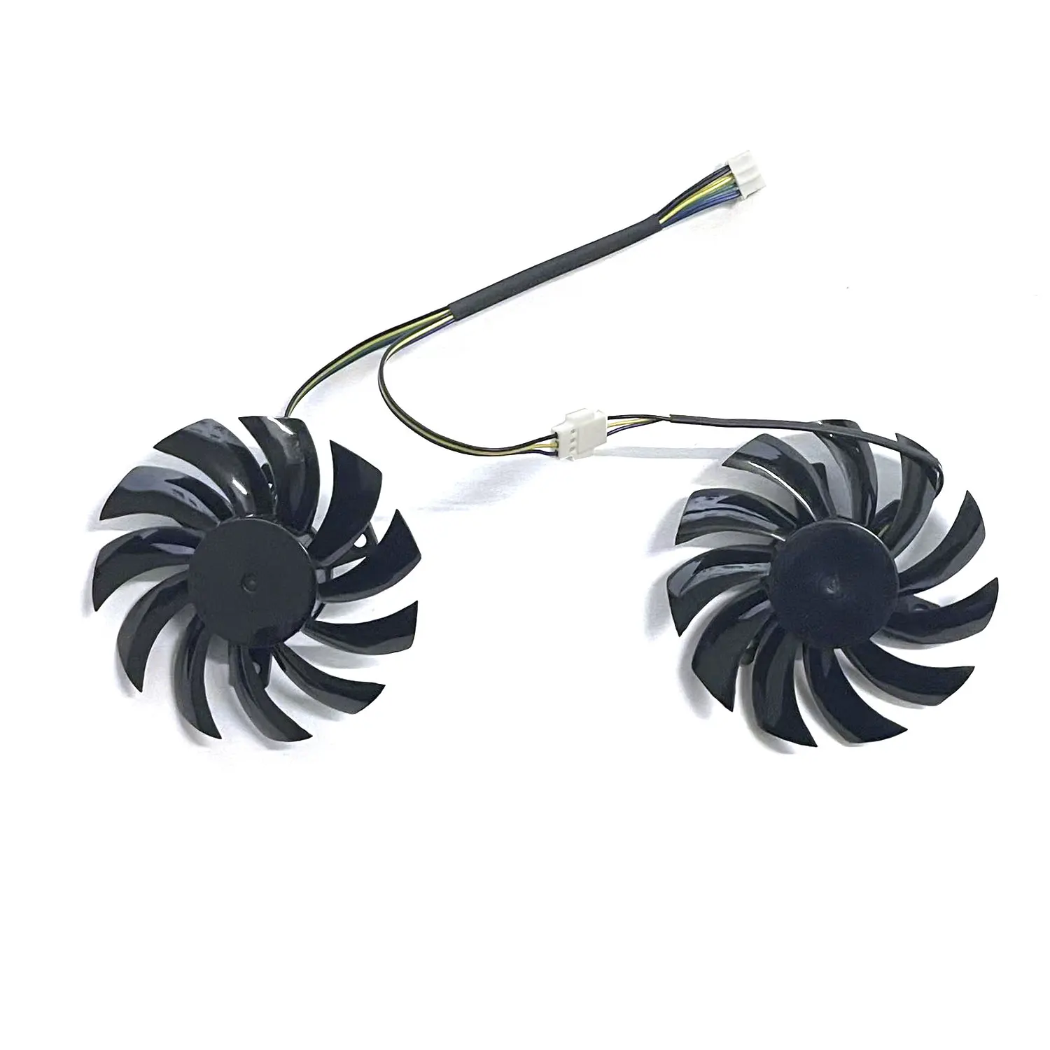 Совершенно новый 2FAN 4PIN 75MM PLD08010S12HH DC 12 В 0,35 А подходит для охлаждения MSI GTX 460 560 570 Twin frogr ii Zotac GTX770