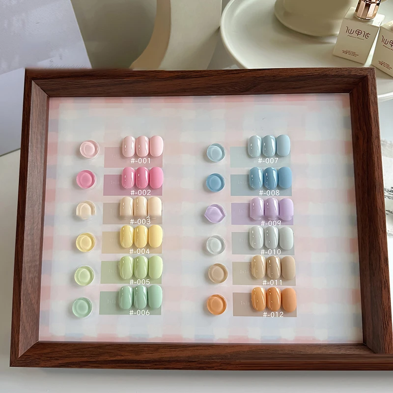 1 個 15 ミリリットルドーパミンジェルネイルポリッシュマカロンキャンディーアイス透明ネイルサロンネイルアートジェルネイル供給