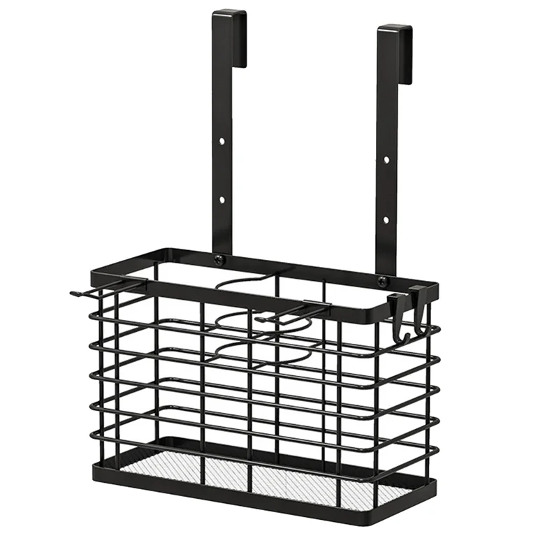 

1 Piece Hair Tool Organizer Blow Dryer Holder /Hair Dryer Holder Cabinet Door, Bathroom Organizer Hair Care Storage Basket-B61B