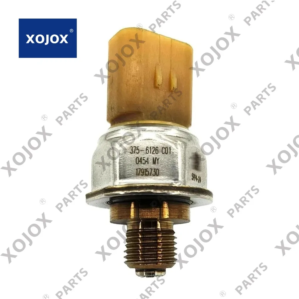 

XOJOX Excavator 375-6126 Common Rail Fuel Pressure Sensor 5PP-24 Heavy Equipment Part for Construction Machines