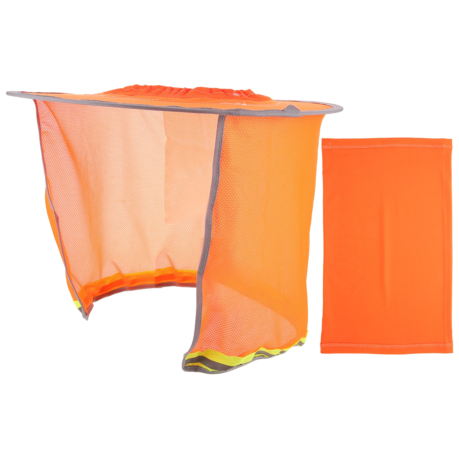 Elmetto protettivo Parasole Visiera a tesa intera Copri collo Protezione UV Tenda a rete Copricapo di sicurezza per lavoratori di costruzione all'aperto