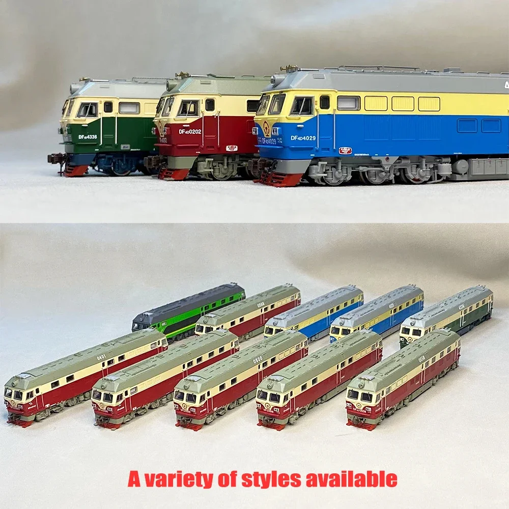 N Scale 1:160 Train Model Dongfeng 4D Diesel Locomotive DF4D Tiger (Touch Version) Train Model Toys, Various Styles Available