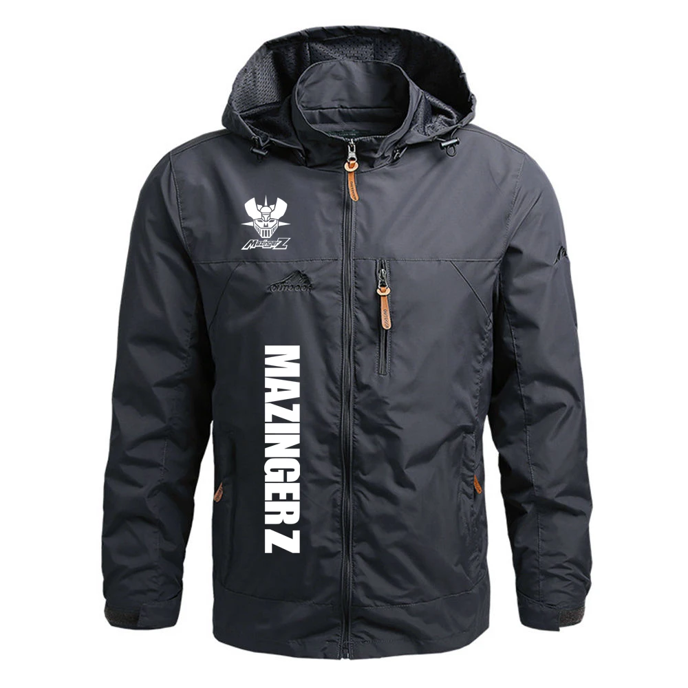 

Mazinger Z Anime 2025 Spring And Autumn Men's Four-color Windbreaker Windproof Jacket New High Street Zipper Coat
