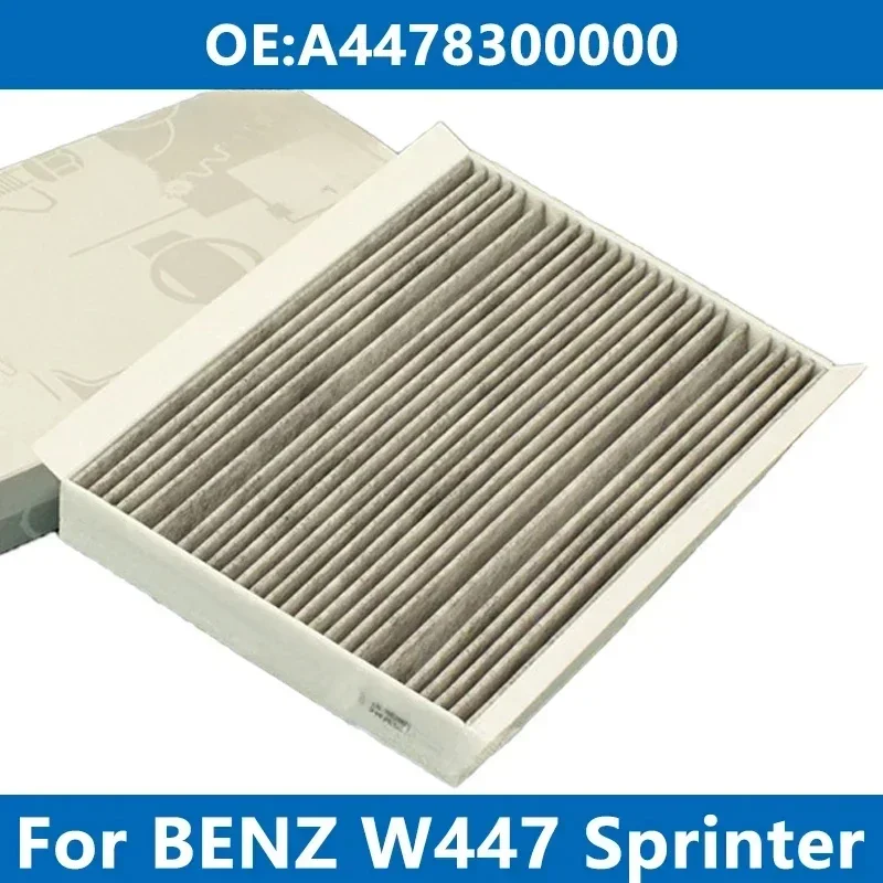 Car Cabin Air Filter Conditioner A4478300000 For Benz W447 MARCO POLO SPRINTER 3,5 4 5-t EQV V200d V220 V250 CDI e VITO 114~124