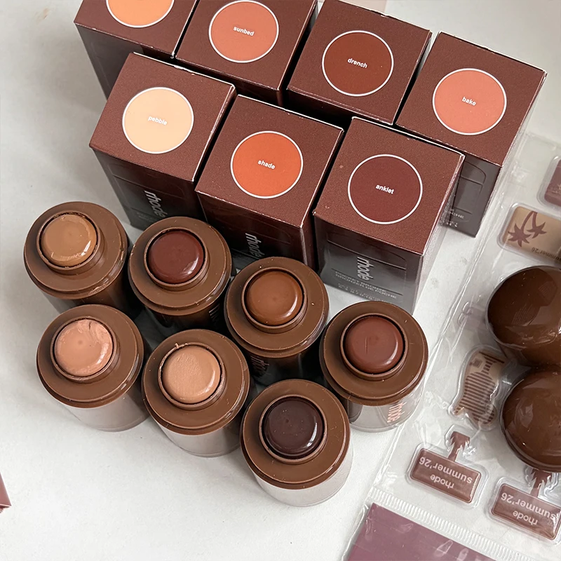 Summer Limit Sip Bronze Pocket Contour Stick Blush Stick Easy Application Smooth Spreading Long‑lasting Makeup Wear LipBoost