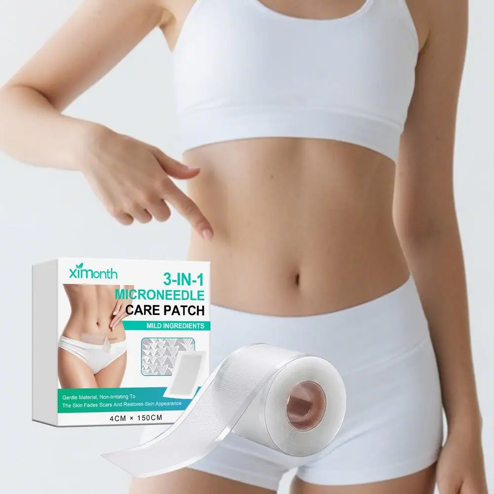 Professional Microneedle Scar Roll Breathable Invisible Patch for Acne Scars Stretch Marks Treatment Smooth Skin Repair Sticker