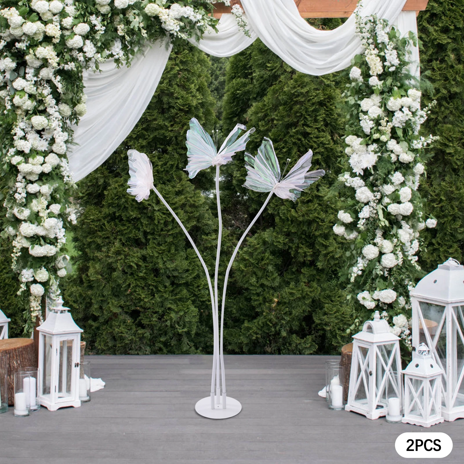 

Butterfly Gauze Flower Artificial Road Guidance for decoration road guidance birthday parties baby showers anniversary