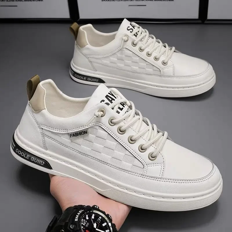 High Quality Men's Shoes Fashion Versatile Durable Casual Shoes for Men Leather Comfortable Sneakers Brand Tennis Shoes Zapatos