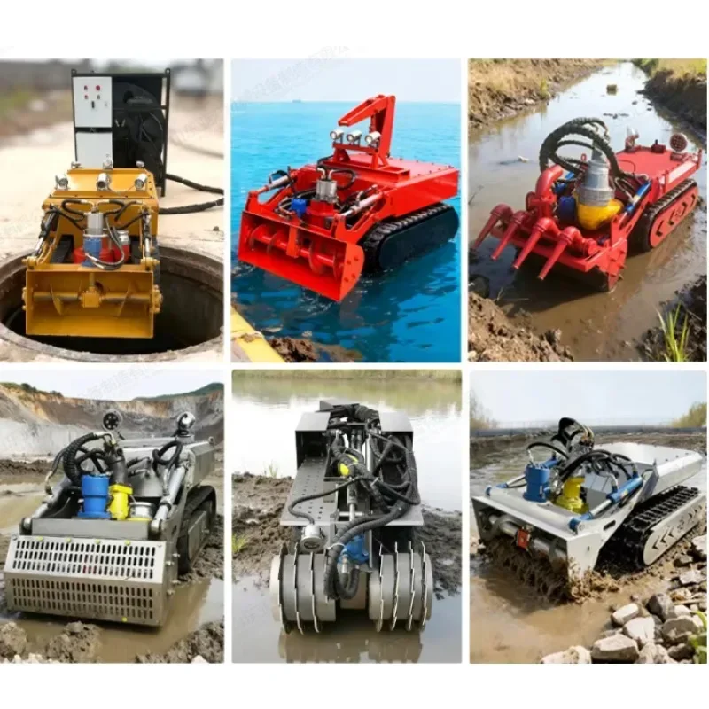 Tank Maintenance Cleaning and Dredging Robot Automatic Underwater Cleaning Robot Desilter Desilting Robot