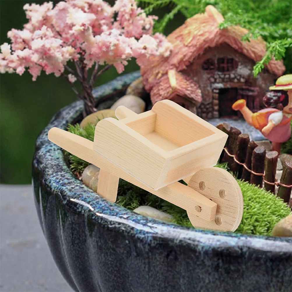 Wheelbarrow Accessories House Cart Wheelbarrows Mini Stroller Toy Cars Cosplay