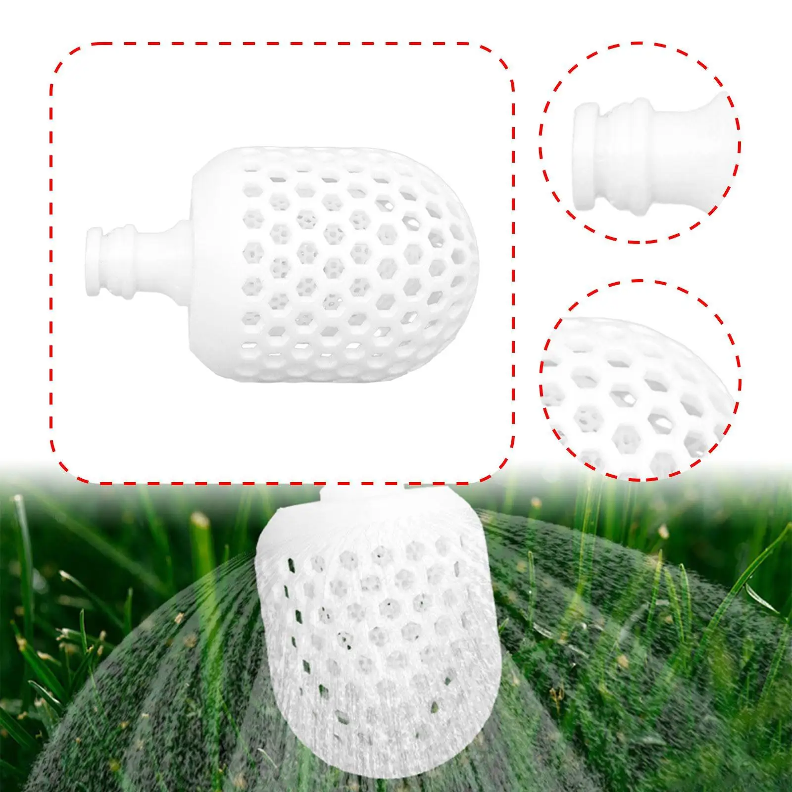 

Water Hose Nozzle Water Breaker Nozzle Watering Device Head Gardening Accessories for Container Outdoor Watering Flowers