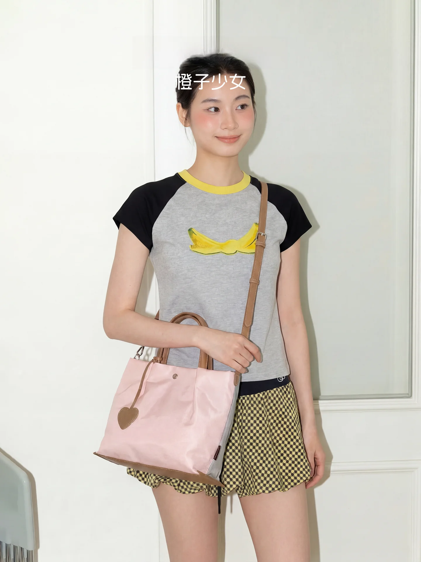 

Orange Girl 2026 Trendy Oxford Cloth Tote Bag Women's Commuter Handbag Waterproof Crossbody Bag for Work And Travel