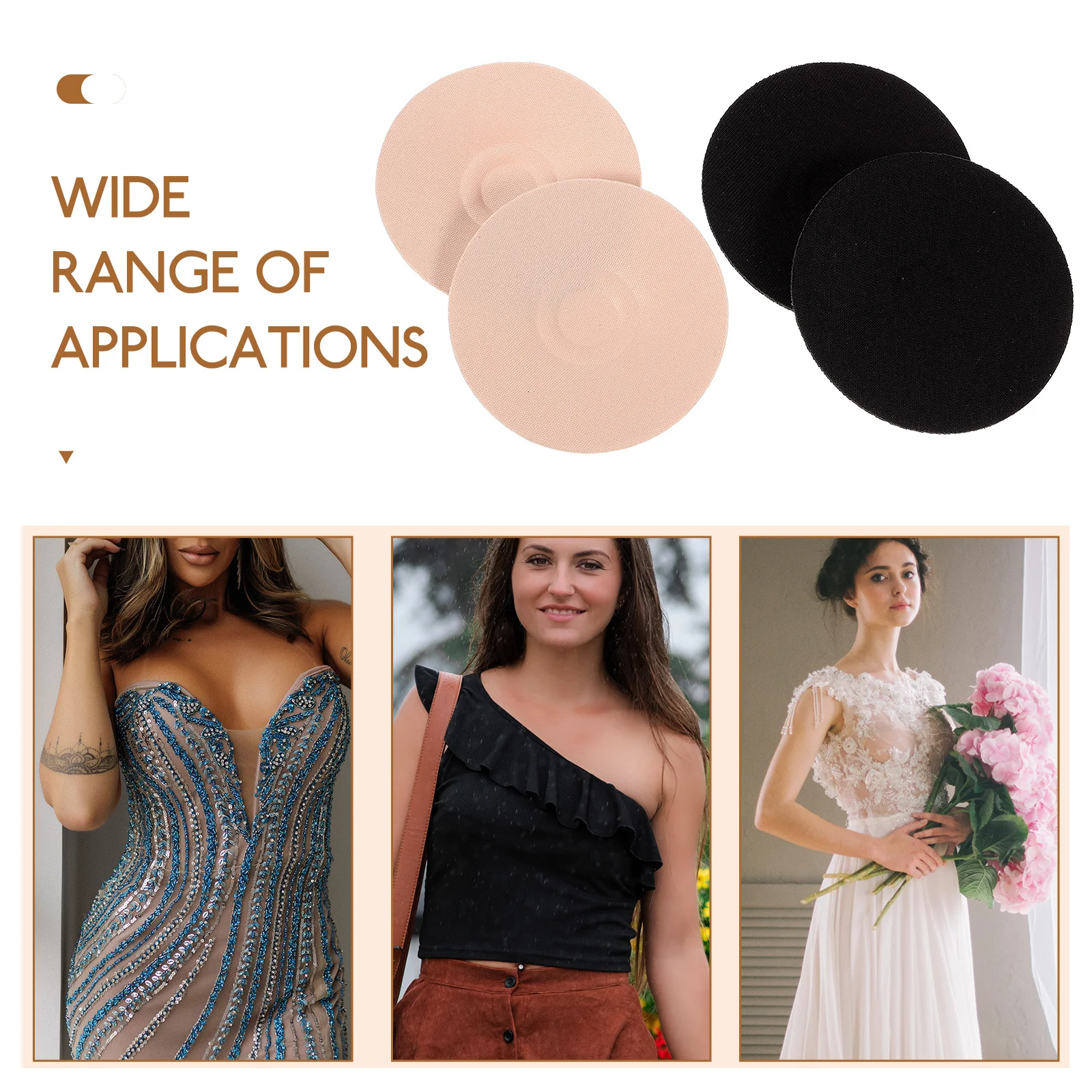 

6 Pairs Cotton Breast Pads Reusable Nursing Pads For Women Breastfeeding Leak Protection Soft Comfortable Washable Milk Stain