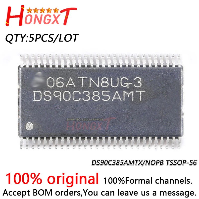 5PCS 100% NEW DS90C385AMTX/NOPB TSSOP-56.Chipset