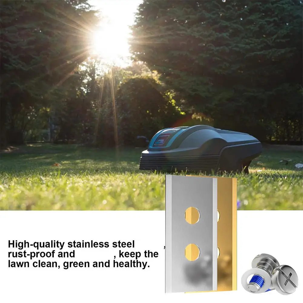 ABFI 36Pcs Replacement Blades with Plastic Washers Compatible with Mammotion Luba Yuka All Series