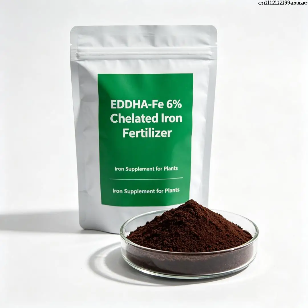 Eddha-fe 6% Chelated Iron Water Soluble Micronutrient Fertilizer For Garden Plants Iron Deficiency Yellow Leaf Improvement