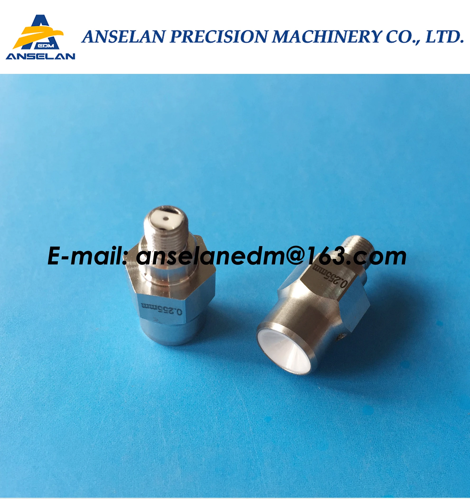 

F113-1 Ø0.305 Wire Guide Lower (Double Ceramic) A290-8119-Y717 for Fanuc Level Up(iD2),iE,0iC edm lower diamond guide d=0.305