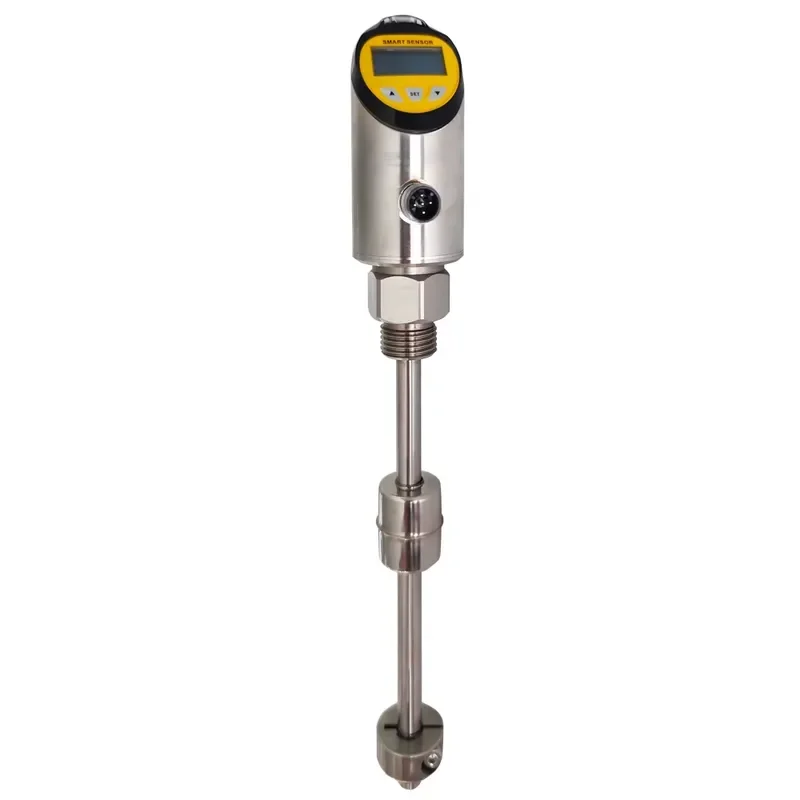 VOLKE 4-20mA Analog Output 1%FS Accuracy 304 Stainless Steel Float Liquid Level Gauge Transmitter Dual Remote Output