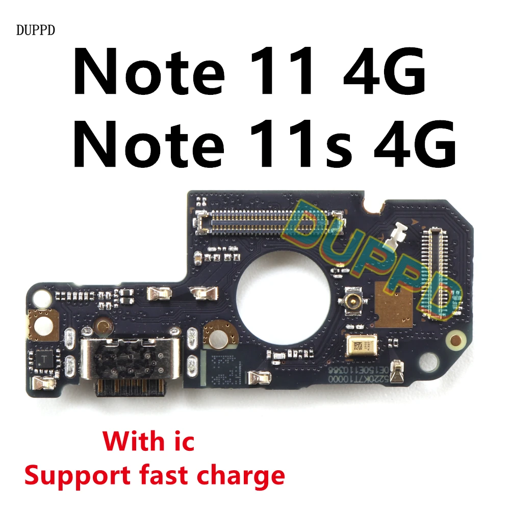 USB Charging Port Board Dock Port Connector Flex Cable For Xiaomi Redmi Note 11 11s 4G Charging Port Flex 33W